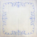 Előnyomott hímezhető terítő 90*90 A50