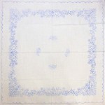 Előnyomott hímezhető terítő 90*90 A52