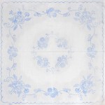 Előnyomott hímezhető terítő 90*90 A60